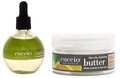 Cuccio Full Hand Treatment - Cuticle Oil 2.50 Oz and Butter Blends Moisturizing Scented Body Cream, 8 Oz (White Limetta & Aloe Vera)