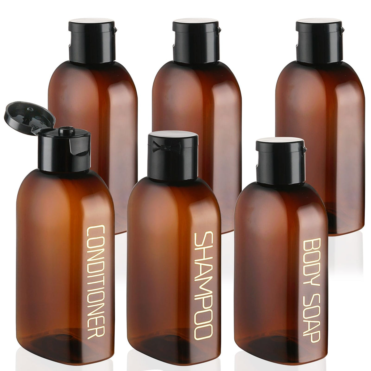 Cosywell Travel Bottles for Toiletries 4pcs 3.4oz Travel Shampoo bottles