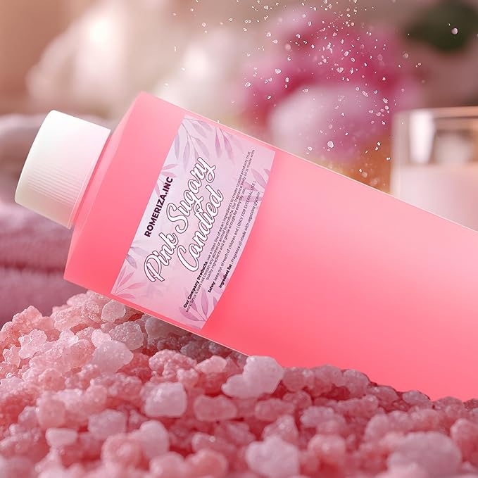 2 Fl Oz Pink Sugary Candied Natural Fragrance Body Oil - Luxury Scented