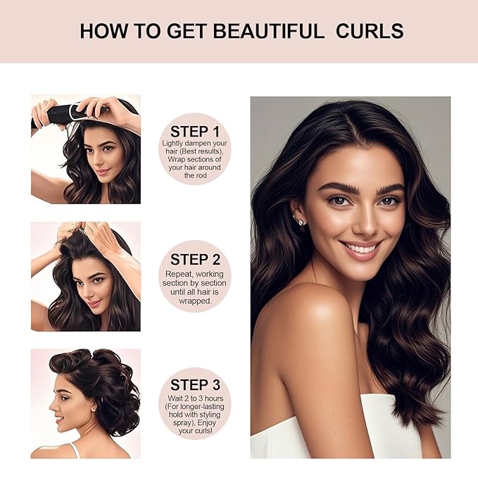 Togayu Heatless Curls Overnight Hair Care Set - Jumbo Velvet Hair Curlers