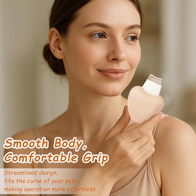 Facial Skin Scrubber & Pore Cleaner – Stainless Steel Blackhead Remover Spatula for Deep Cleansing, Travel-Friendly Exfoliating Tool for Men & Women