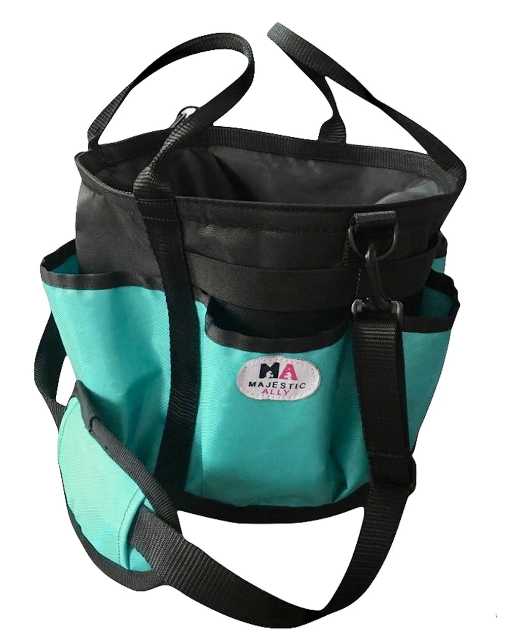 Majestic Ally horse Grooming Organizer Tote Bag (Turquoise)