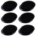 6Pcs shampoo pocket comb massage hair comb pocket palm brush comb portable hair comb beard comb creative scalp brush pocket combs for men and pets (6PA)