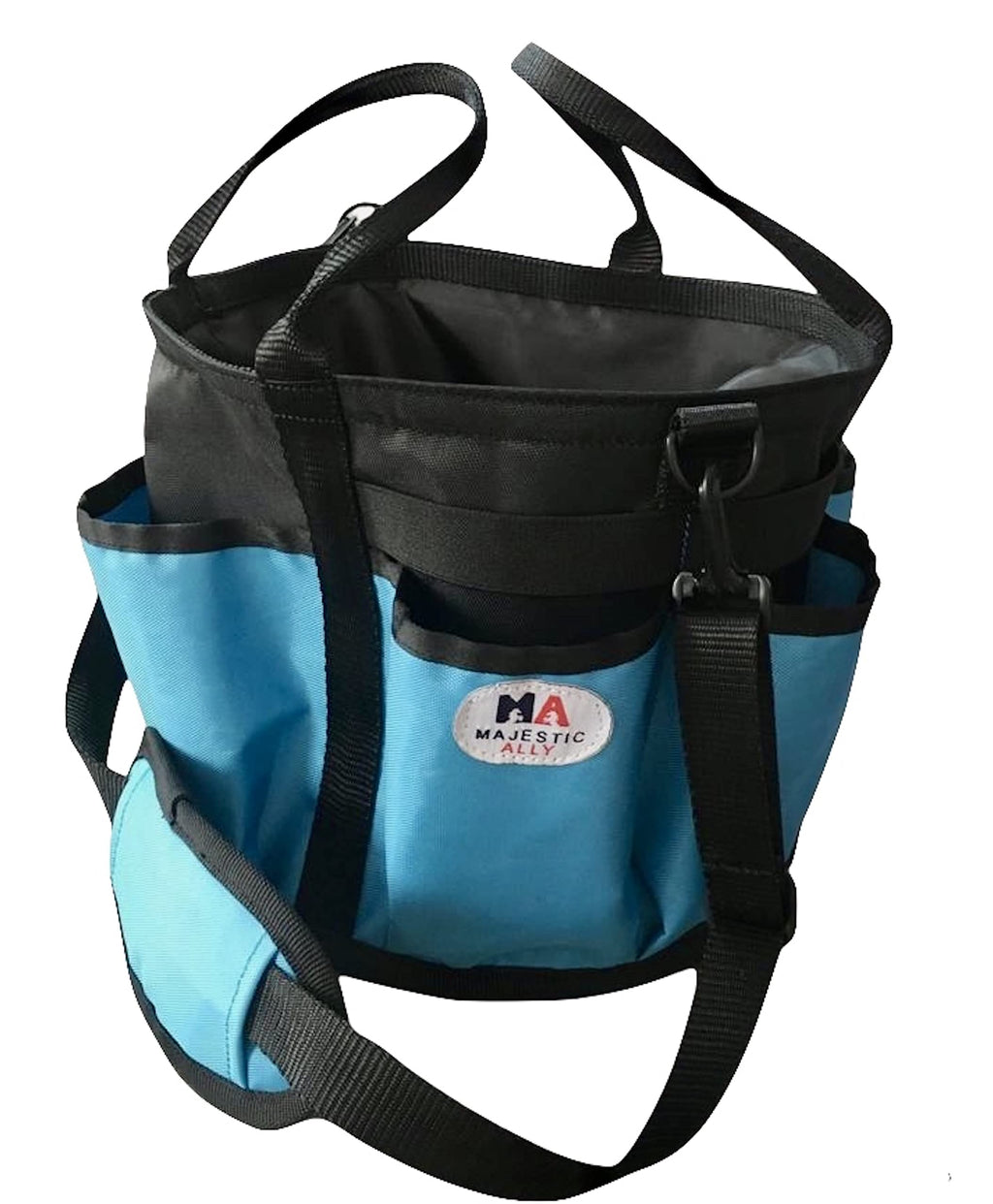 Majestic Ally horse Grooming Organizer Tote Bag (Hurricane Blue)