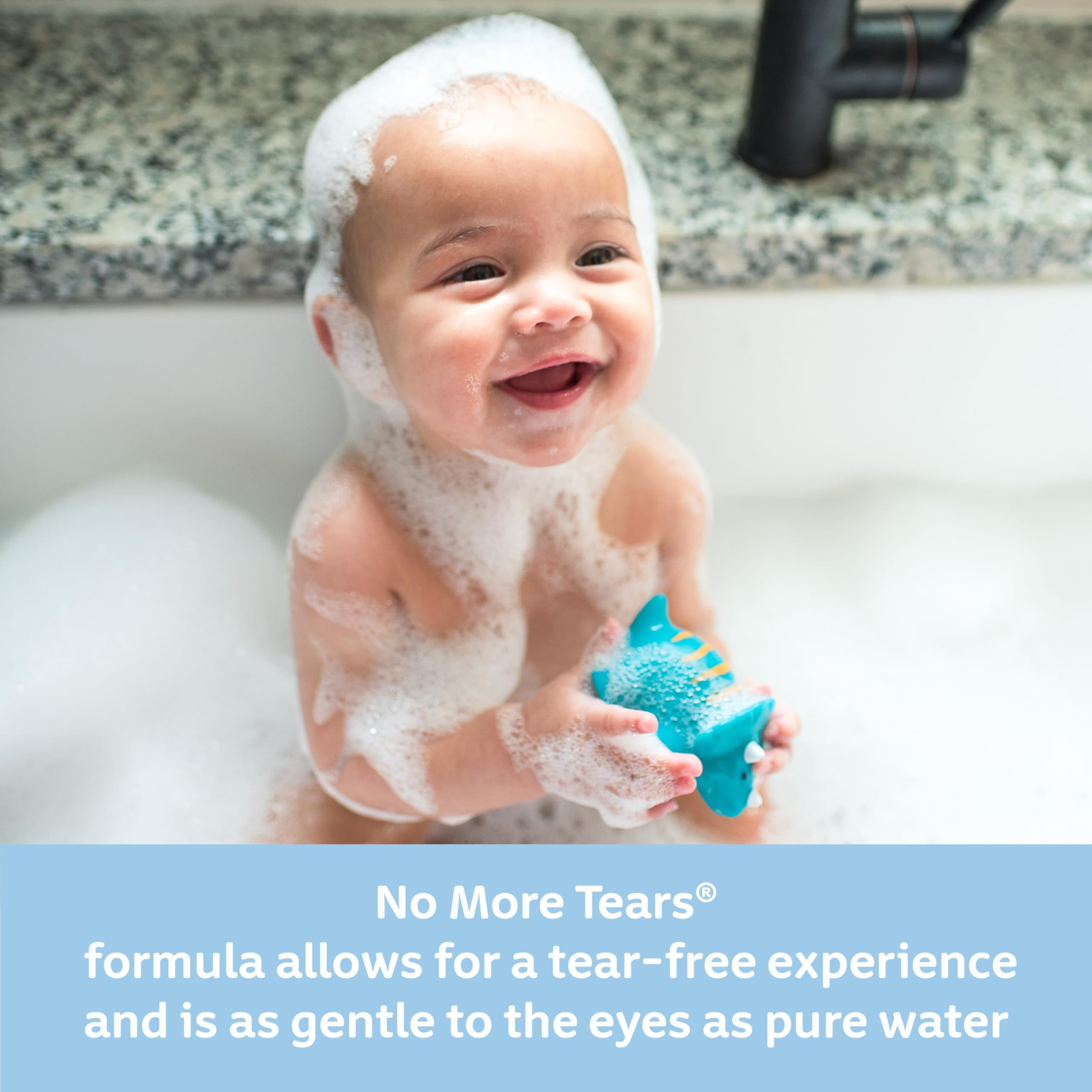 Johnson's Baby Skin Nourishing Moisture Baby Body Wash with Shea & Cocoa Butter, Hypoallergenic & Tear Free Baby Bath Wash, Paraben-, Dye-, Sulfate & Phthalate-Free, 20.3 fl. oz