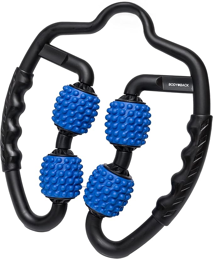 Body Back FSA Eligible Trigger Point Pressure Roller Massager for Forearm, Elbow, Hand, Arm, and Leg. Deep Tissue Handheld Self Massager for Tennis Elbow, Golfers, Athletes Myofascial Release