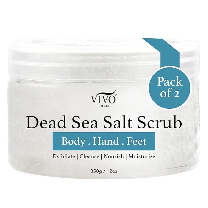 Vivo Per Lei Dead Sea Salt Body Scrub - Devotion - 12 Oz - 2 Pack