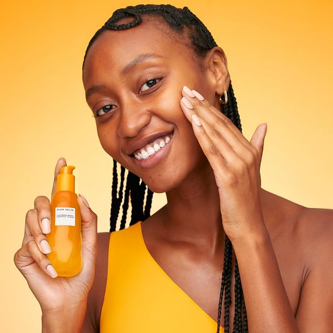 Glow Recipe Cloudberry Brightening Essence Toner, Korean Brightening Essence, Hydrating Rice Water + 5% Glycerin, CoQ10, Vitamin C & E, Barrier Support, Even Tone (75ml)