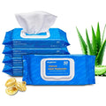 HygiCare Adult Washcloths Body Wipes 250 Count Fresh Scent 12"x8" Flip Top, Strong Yet Soft, Perfect for Incontinence Cleansing, Clinic, Nursing Home, Hospital, Camping, Travel, Gym