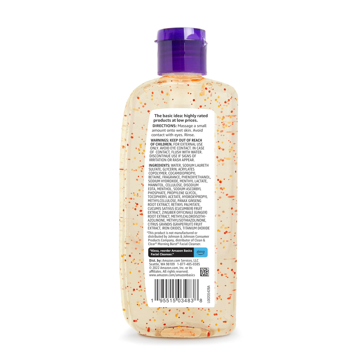 Morning Fresh Facial Cleanser with Ginseng and Vitamin C, 8 fl oz