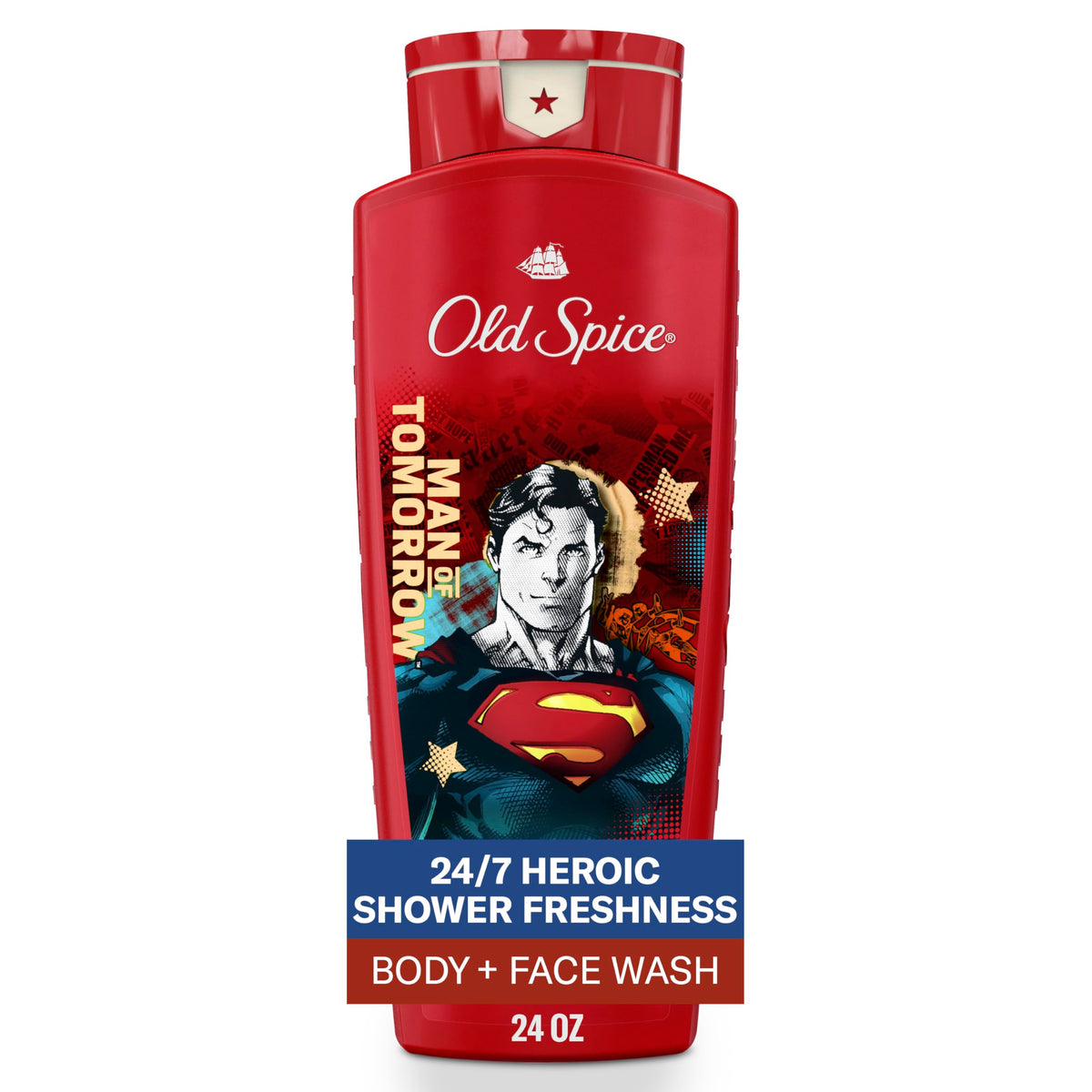 Old Spice Body Wash for Men, Long-Lasting Brooklyn Bounce Scent, 24 fl oz