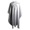 Professional Salon Cape Polyester Shampoo & Chemical Resistant Barber Haircut Cape,54”x62”,Silver,C012001B-S