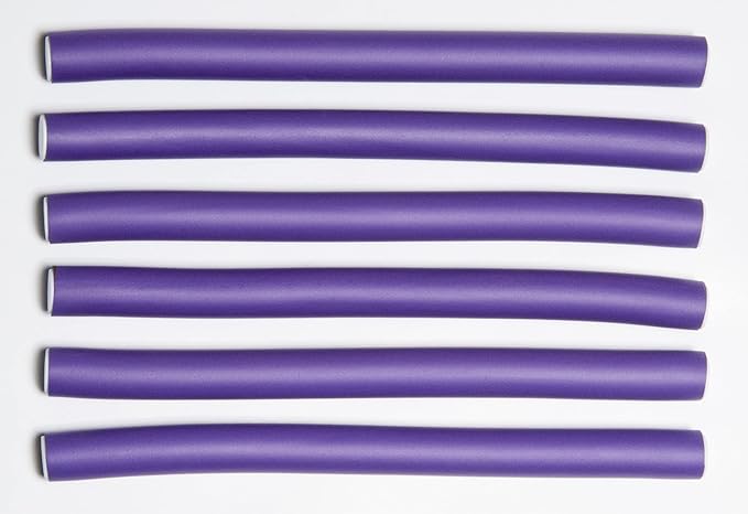 Diane DER002 Twist-flex Rods, Purple, 7/8 Inch 10 Pack