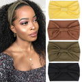 Kachanaa 4 Pack Wide Non-Slip Boho Women's Headband