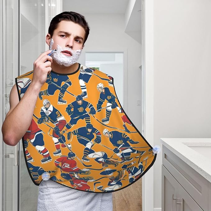 Maryland Flag Print Beard Bib Shaving Apron, Beard Hair Trimming Cape Gift For Dad