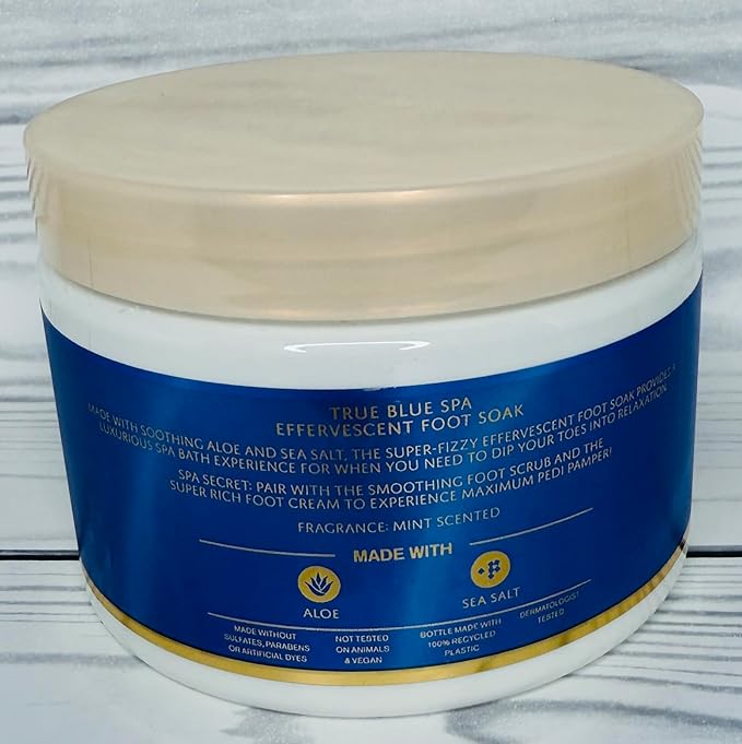 Bath and Body Works Foot Soak True Blue Spa Effervescent Foot Soak 11.5 Ounces