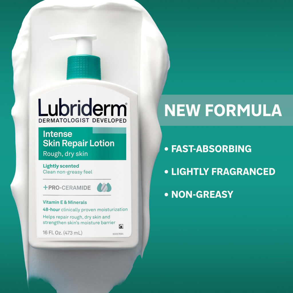 Lubriderm Intense Skin Repair Moisturizing Hand & Body Lotion, 16 fl. oz