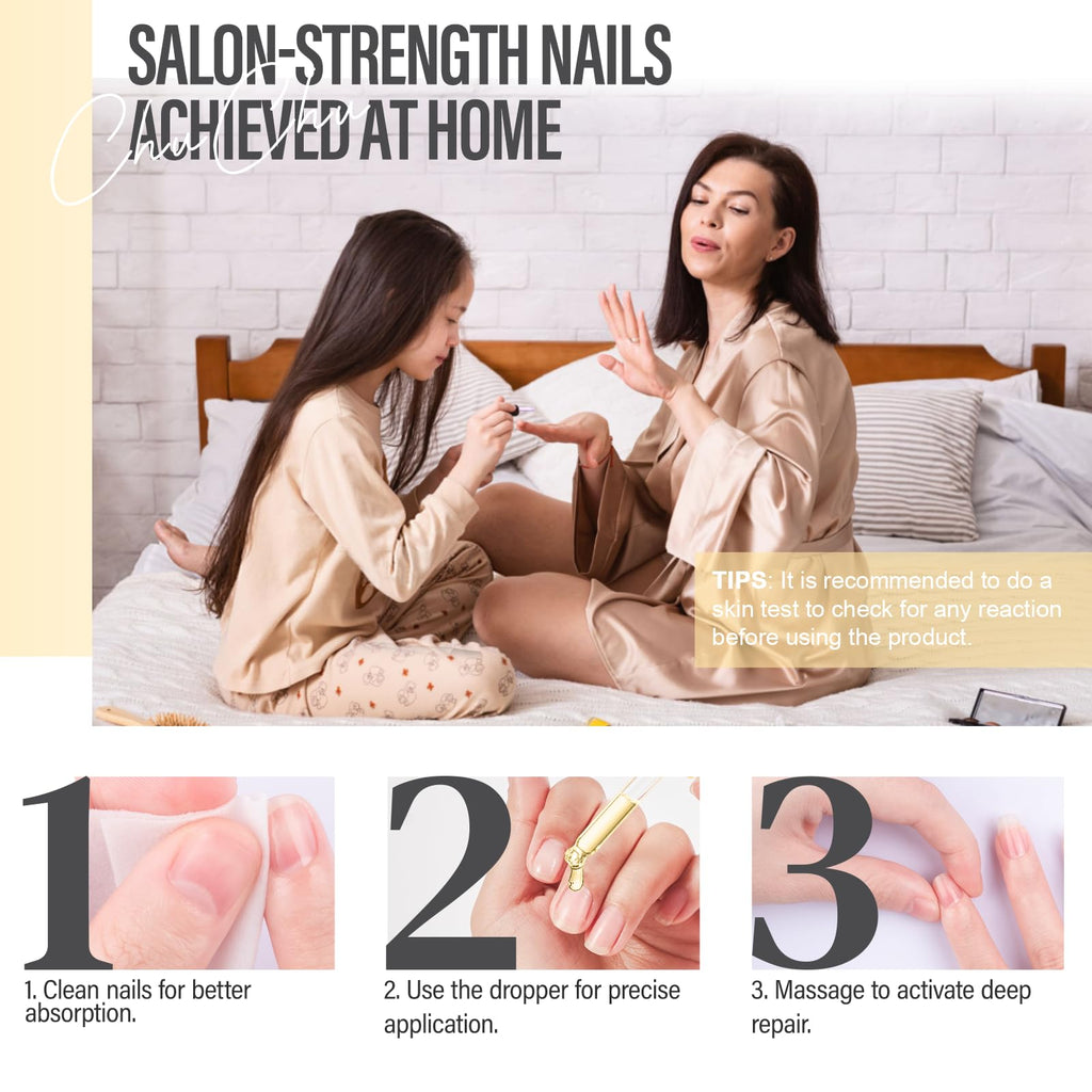 CHUCHU Vegan Cuticle Oil for Nails: Orange Jojoba Nail Cuticle Oil with Vitamin B & E for Moisturizes Cuticle and Nail's Skin - Prevents Hangnails and Chapped 15ML
