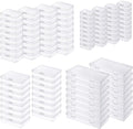 96 Pack Rectangular Clear Plastic Storage Containers Box with Hinged Lid for Beads and Other Small Craft Items (Mixed Sizes 2)