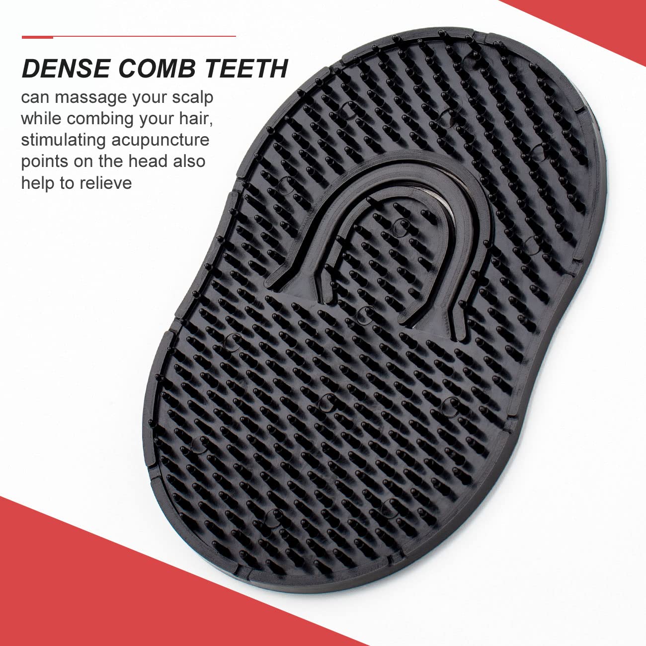 Portable Grooming Set: Plastic Massage Combs, Beard Brush, Scalp Shampoo Brush, and Pet Grooming Brushes for Home and Travel (6 Pack)