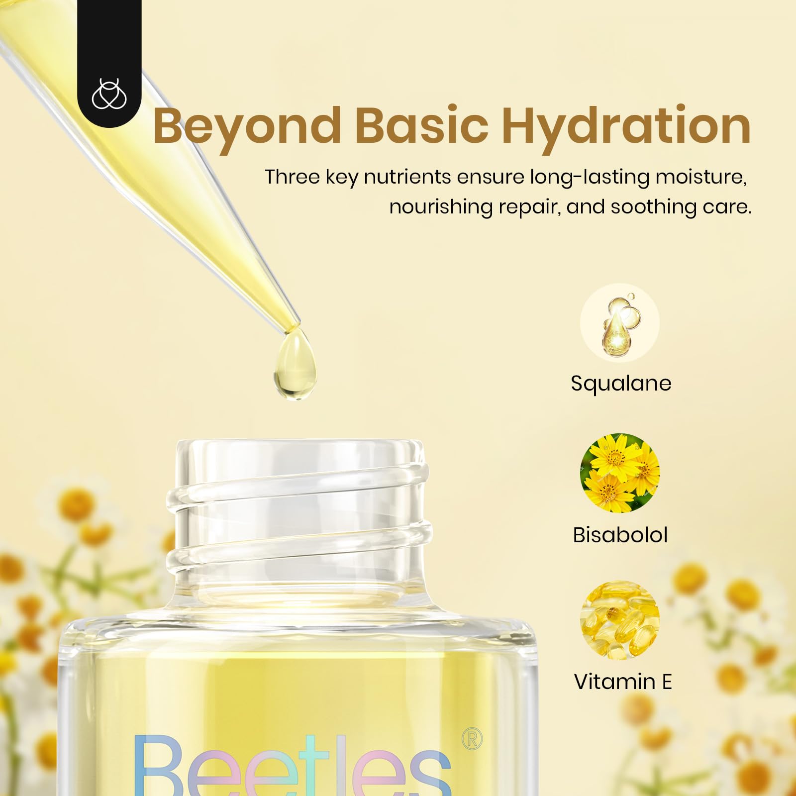 Beetles 20ml Cuticle Oil Nail Oil Care for Nail, Hydrating Oil For ed Cuticles, Remedy For Damaged Skin & Thin Nails Vitamin E, Rice Bran & Sweet Almond Oils Softener Nail Gift