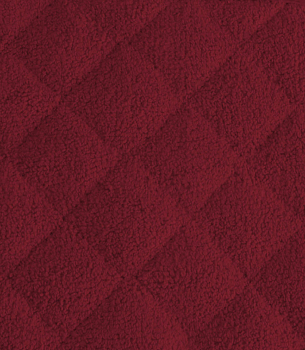 DII Basic Terry Collection Quilted 100% Cotton, Potholder, Wine, 3 Piece