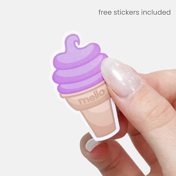 Mello Medium Hair Clip - Flexible Comfort Hair Claw for Women, Strong Hold for Thick & Thin Hair Styling, Durable Material, Matte Non-Slip Finish, Made in Korea, Patent Pending (Purple, Medium)
