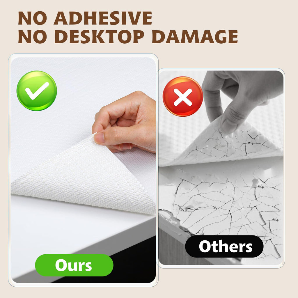 Shelf Liners for Kitchen Cabinets 23.6in x 20FT, Non Adhesive Drawer Liner