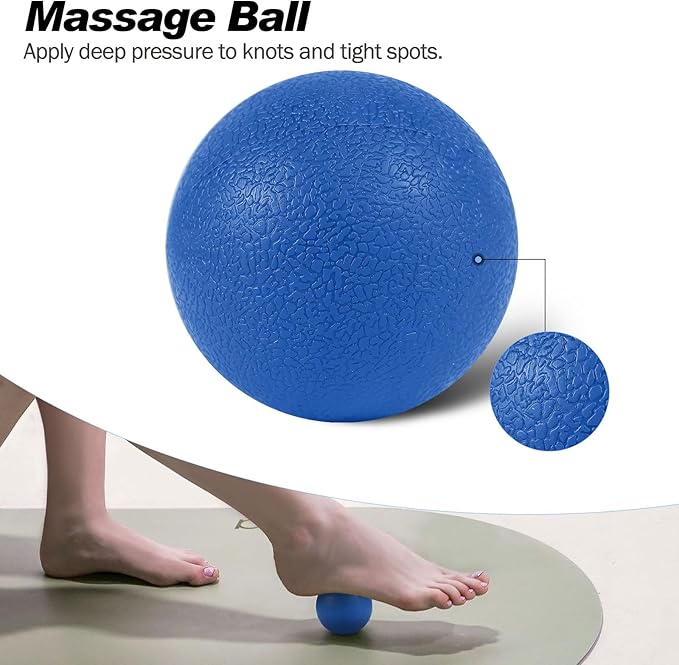 5 in 1 Foam Roller Set High Density Patented Foam Roller for Exercise