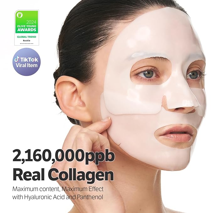 SUNGBOON EDITOR Deep Collagen Hyalu-B5 Overnight Mask Hydrating Mask for Wrinkle Care&Barrier Repair 2,160,000PPB Collagen+Hyaluronic Acid+Panthenol Korean Skincare, 4ea, Gifts for Women