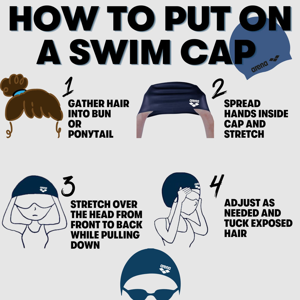 Arena Classic Unisex Soft Silicone Swim Cap for Women and Men, Intensive Training and Racing Comfortable Non-Slip Long Hair Swimming Hat, Pastel Blue