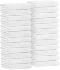 Avalon Towels Microfiber Salon Towel - White Hand Towels Bulk 24 Pack - Lint Free Fleece Microfiber Hand Towel, Soft & Ultra-Absorbent Ideal for Facial Spa & Gym Work Out 16"x26" (Not Bleach Proof)