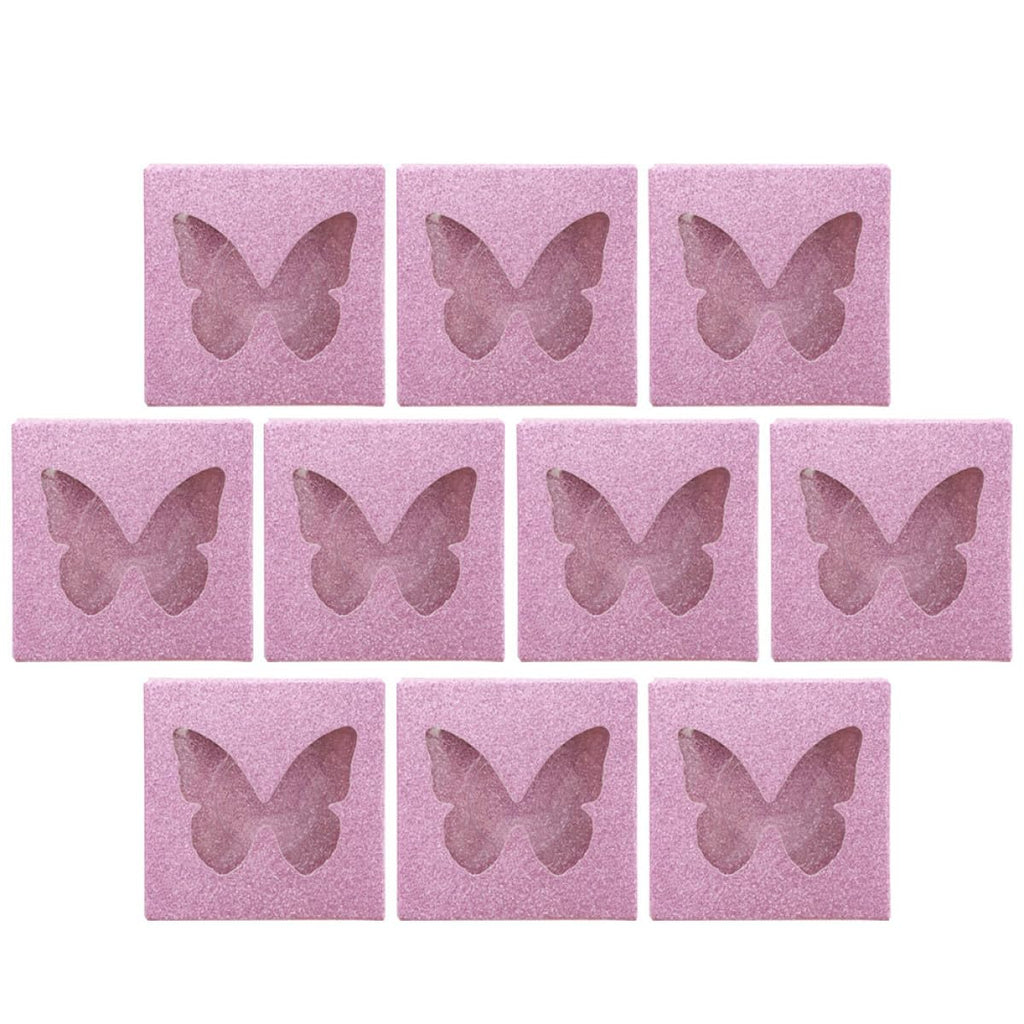 DOITOOL Eyelash Storage Box 10 X Boxes 10 X Lash Trays 10 X Paper Cards