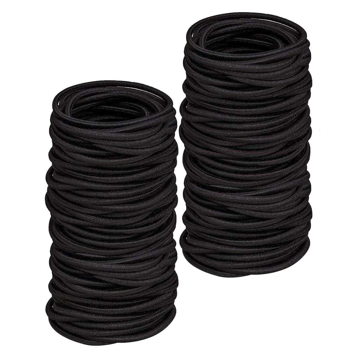 WillingTee 200PCS Small Hair Ties,No Crease Baby Hair Ties