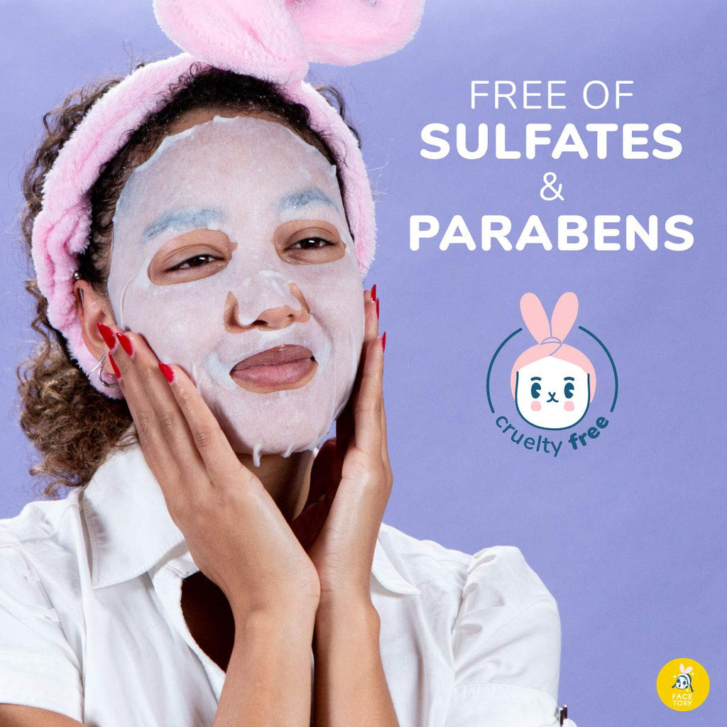 FACETORY Best of 7 Korean Face Mask Variety Pack, 21 Count