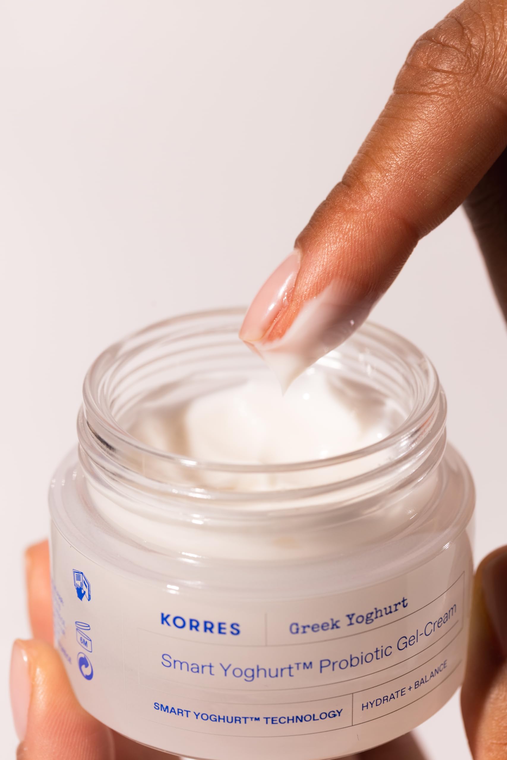KORRES Greek Yoghurt Nourishing Probiotic Gel-Cream Moisturizer, 1.4 Fl Oz