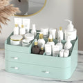 MIUOPUR Makeup Organizer with Drawers, Bathroom Counter Organizer, Plastic Cosmetic Display Case, Large Skincare Storage for Vanity Countertop, Ideal for Bedroom Dresser top and Desktop