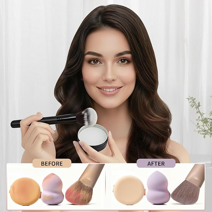 DUcare Brush Wash Bar - Gentle Makeup Brush Washing Bar