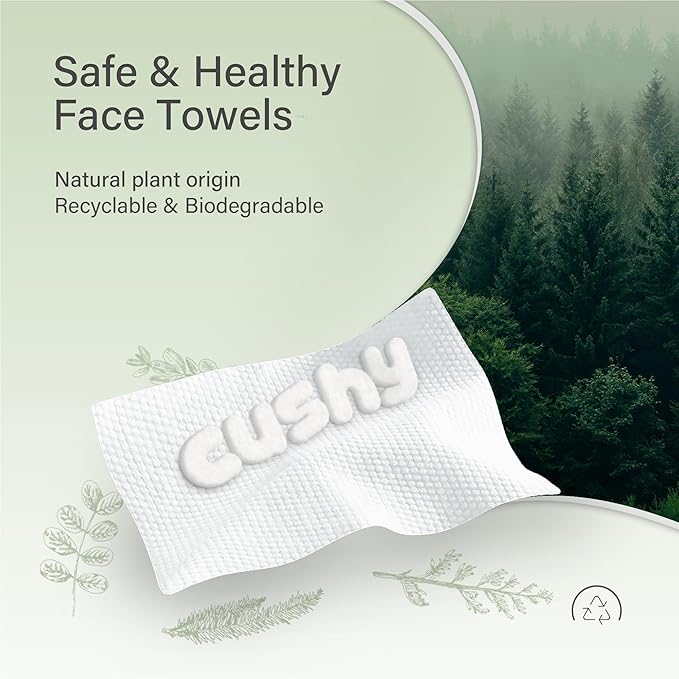 Unifree Facial Towels, Dry Wipes Makeup Remover, On-the-go, 360 count
