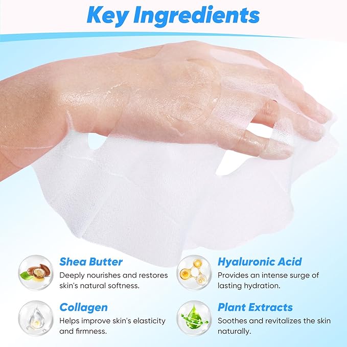 36 Pack Skincare Facial Masks, Hydrating & Moisturizing Face Masks for All Skin Types, Bulk Sheet Face Mask for Women, Spa Party Favors, Skincare Set for TeenGirls, Skincare Gift for Mom, Teacher Gift