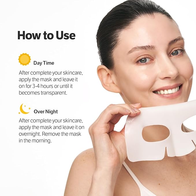 SUNGBOON EDITOR Deep Collagen Niacin-Vita C Overnight Mask, Brightening & Wrinkle Care Mask, 2,160,000PPB Collagen + Niacinamide + Vita C, Korean Skincare, 4ea, Gifts for Women
