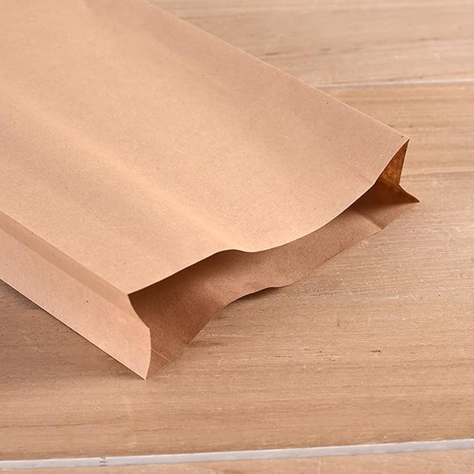 Disposable Paper Bag, 100 Pack Sanitary Napkin Disposal Bags, Feminine Hygiene Disposal Bags, Kraft Paper Bag, Sturdy and Waterproof, Suitable for Sanitary Napkins, Gift Bags