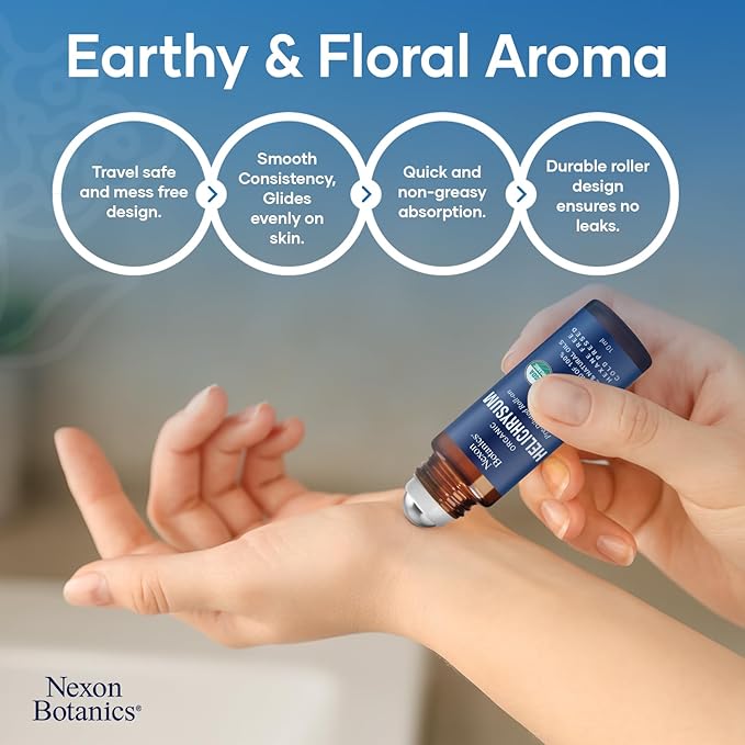Organic Helichrysum Essential Oil Roll-On 10 ml for Skin and Aromatherapy