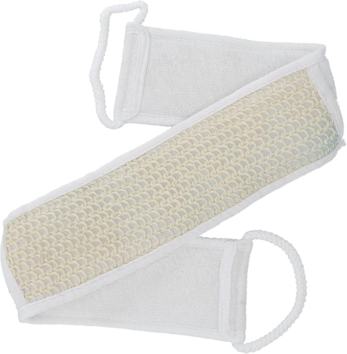 SHERCHPRY 2pcs Exfoliating Bath Scrubber Belt for Back Soft and Shower Towel for Relaxing Bath Easy to Clean Bathing Tool