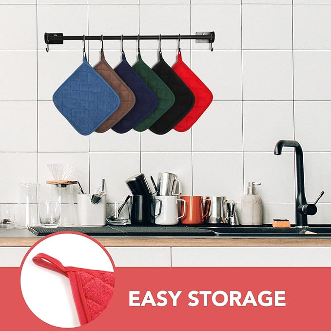 Joyhalo 6 Pack Pot Holders for Kitchen Clearance