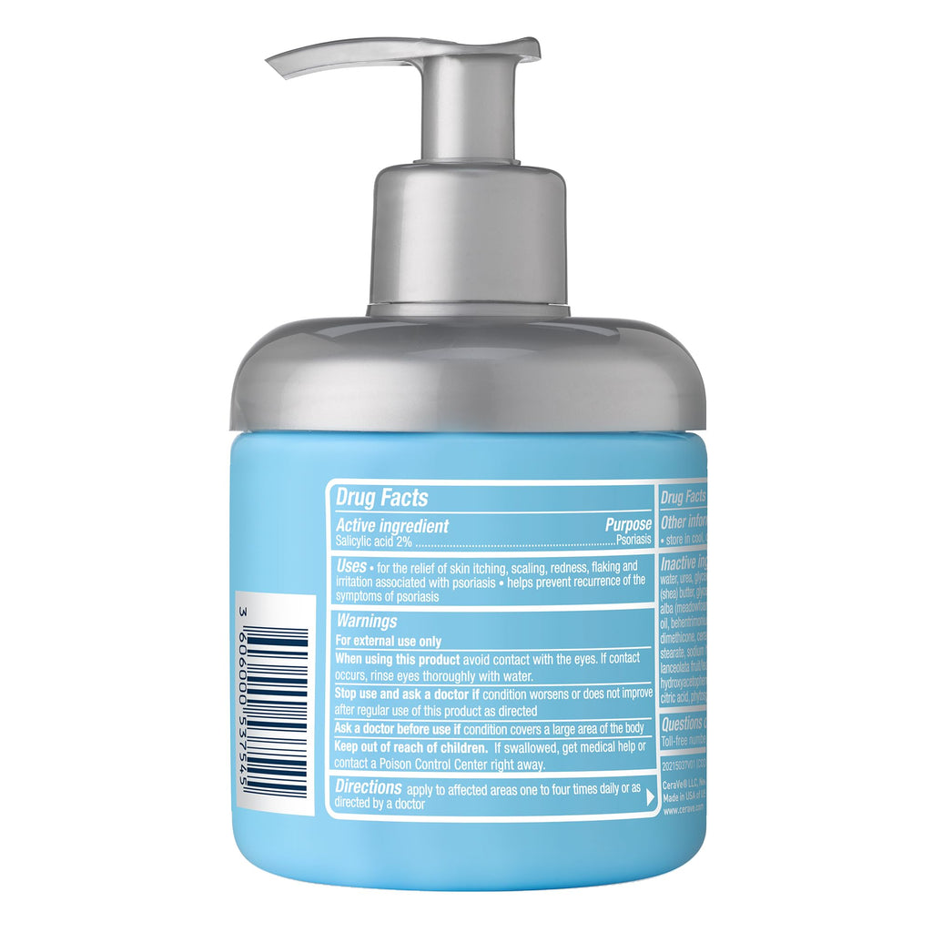 CeraVe Psoriasis Cream, Salicylic Acid Moisturizing Dry Skin Treatment, 8oz