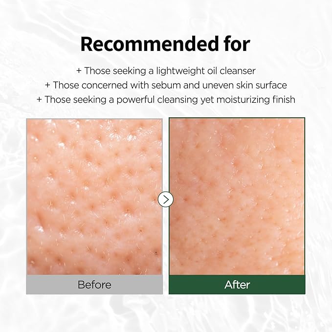 PONGDANG Pore Deep Clean Cleansing Oil (6.76fl.oz) | Daily Hydrating Makeup Blackhead Remover | Gentle Oil Cleanser & Sebum Care, Safe For Sensitive Skin | Korean Skin Care