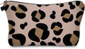 Aiphamy Cute Travel Makeup Bag Cosmetic Bag Small Pouch Gift for Women (Big Leopard)
