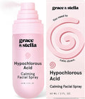 grace & stella Hypochlorous Acid Spray for Face - Body Acne Spray - Gentle Face Mist to Calm Redness & Flare-Ups Back Acne - Soothing Facial Mist for Sensitive Skin - Travel Size (60 ml/2 fl oz)