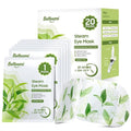 BeHoomi 20 Packs Steam Eye Mask, Heated Eye Mask Warm Compress for Eyes, Disposable Self Heating Steam Mask for Home, Sleep, Spa, Travel Essentials & Relaxation Gifts for Women (Green Tea)